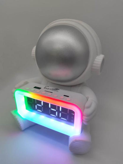 Altavoz BT Astronauta con Reloj Digital