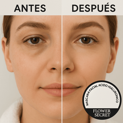 Máscara Facial para Ojos con Ácido Hialurónico (60 unidades) /Cuidar tu piel también es quererte
