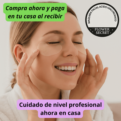 Máscara Facial para Ojos con Ácido Hialurónico (60 unidades) /Cuidar tu piel también es quererte