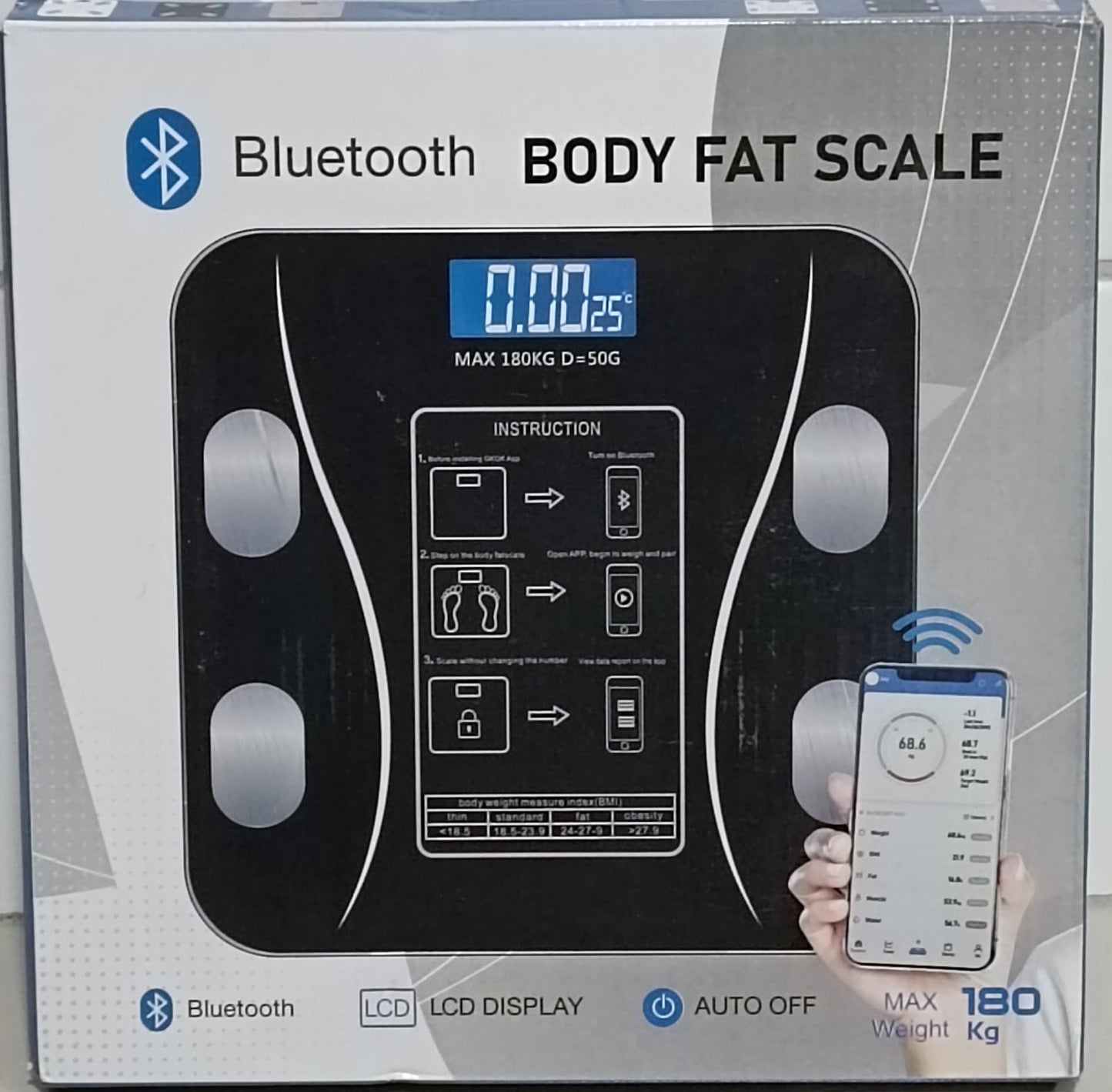 Balanza Baño Digital Bluetooth Inteligente